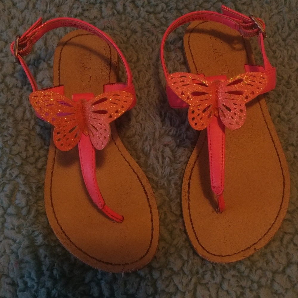 Pink Butterfly Sandals